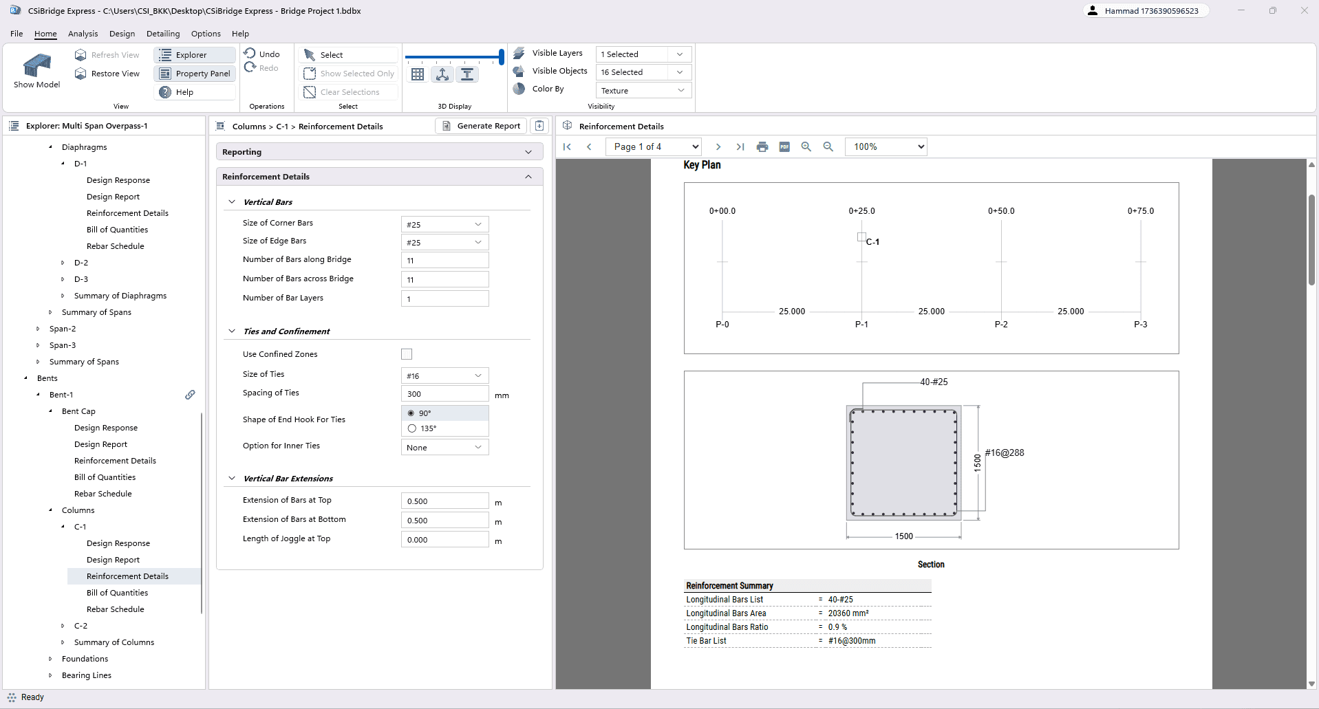 Column Reinforcement Details