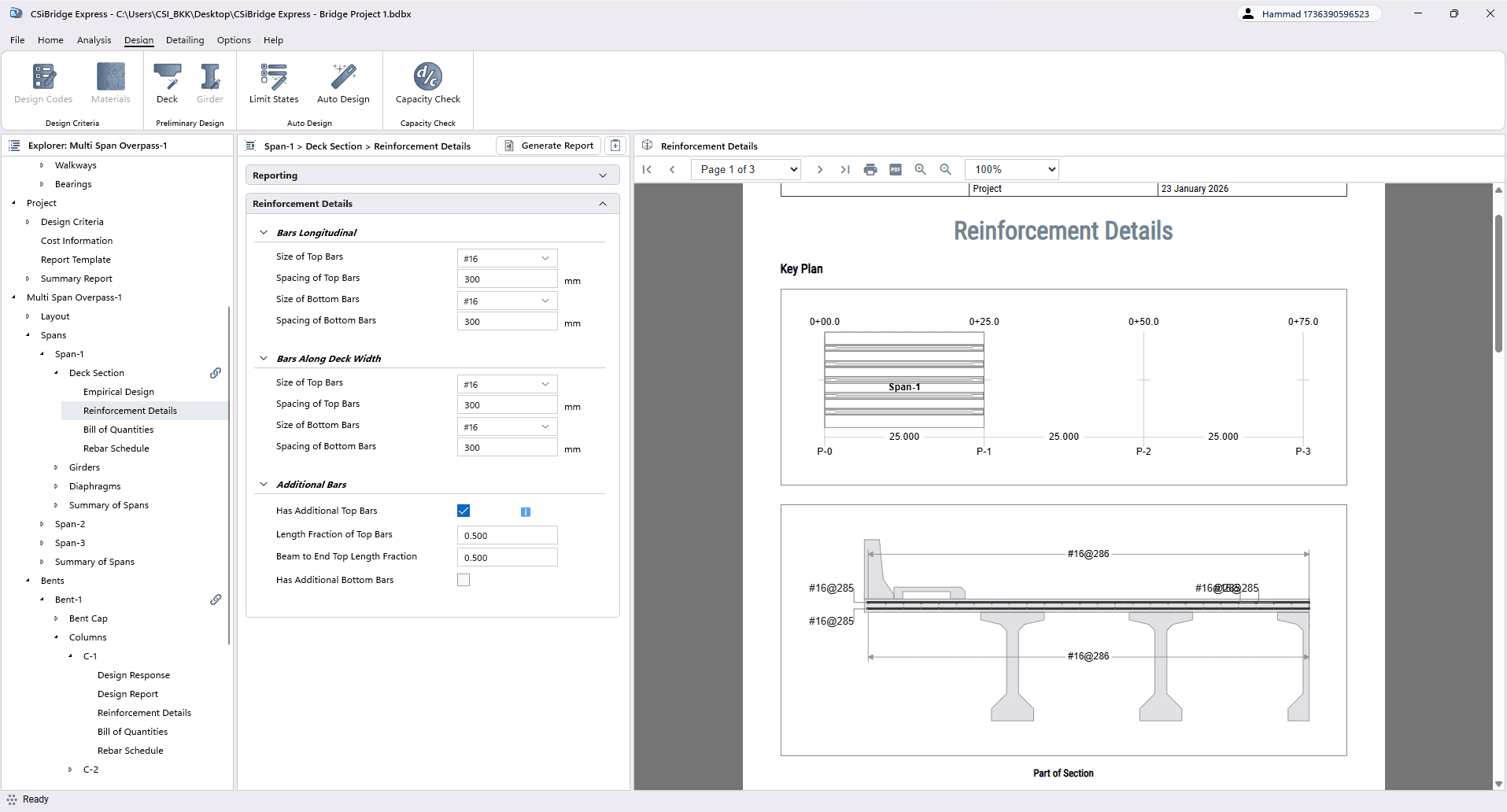 Deck Section Reinforcement