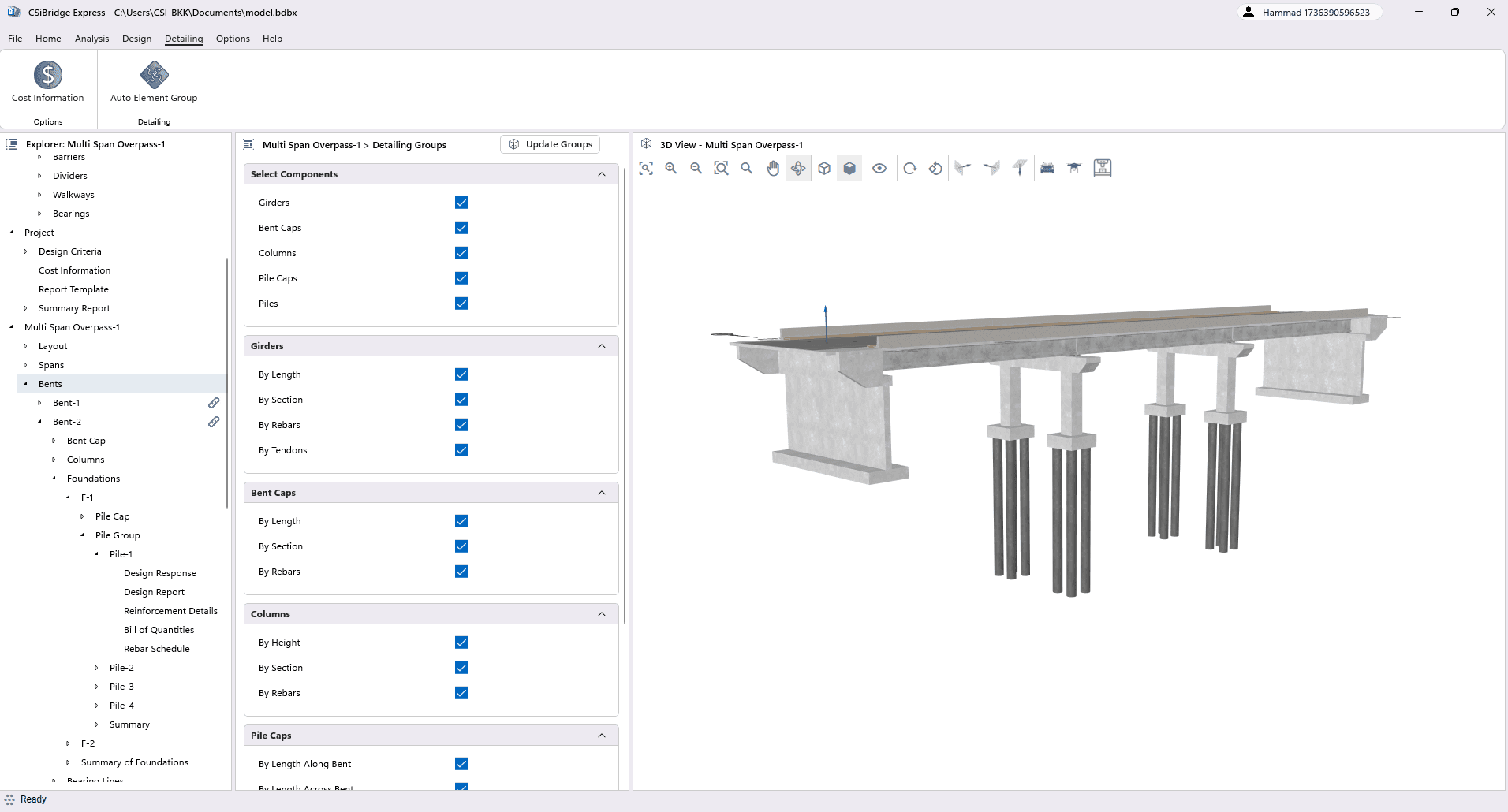 Detailing Group Features